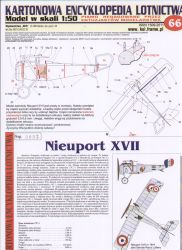 Jagdflugzeug Nieuport XVII in de...