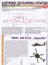 Kampfhubschrauber MDD AH-64A "Apache" 1:50