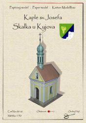 Kapelle des Heiligen Josef (1904/1907) in Skalka bei Kyjov in Tschechien 1:150
