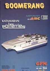 Katamaran-Schnellfähre Boomerang -Polferries (1999) 1:200