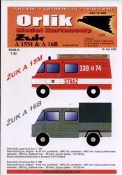 Kleinlaster Zuk A15M Feuerwehr +Zuk A16B Pritsche 1:43 Erstausgabe, einfach