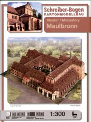 Kloster Maulbronn als Kartonmode...