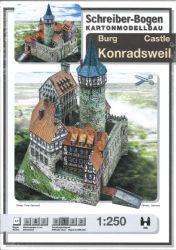 Burg Konradsweil als Kartonmodel...