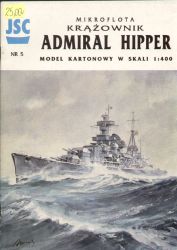 Kreuzer Admiral Hipper als Karto...