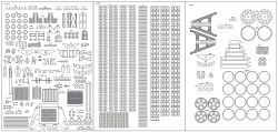 LC-Rad-/Detail-/Kettensatz für Planierraupe Stalinez-100 (T-100) 1:25 (GPM 542)