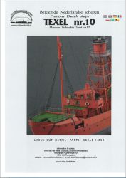 Lasercut-Detailsatz für Feuerschiff TEXEL Nr.10 1:250 (Scaldis)