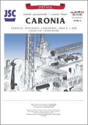Spantensatz für RMS Caronia 1:400 (JSC Nr. 414)