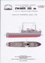 Lasercut-Spantensatz für die Zwarte Zee (III) 1:250 (Scaldis)