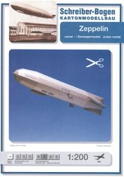 Luftschiff Graf Zeppelin D-LZ 140 1:200 einfach, deutsche Anleitung