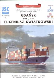 Massengutfrachter m/s Eugeniusz Kwiatkowski oder m/s Gdansk 1:400 übersetzt
