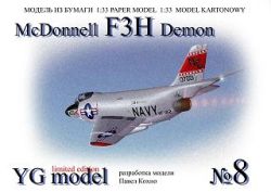 McDonell F3H-2 Demon in der Dars...