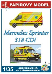 Mercedes Sprinter 318 CDI Ambulance 1:35 einfach