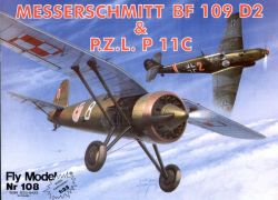 Messerschmitt Bf-109 D2 & PZL P-11C 1:33 Originalausgabe