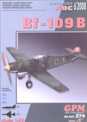 Messerschmitt Bf-109B (1937) 1:33 übersetzt