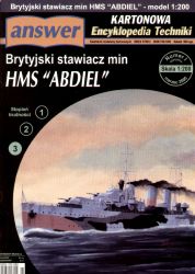 Minenleger HMS Abdiel (1943) 1:200 extrem!