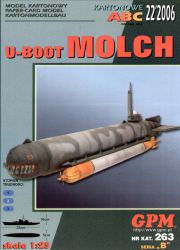 Mini-U-Boot des Typs Molch 1:25 übersetzt