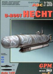 Mini-U-Boot des Typs XXVIIA "Hecht" 1:25 übersetzt