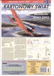 Mitsubishi A6M5 Zero als Kartonm...