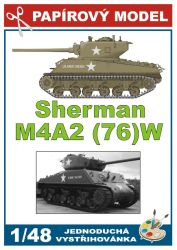 Mittelpanzer Sherman M4A2 (76)W,...