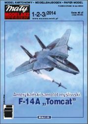Northrop Grumman F-14A Tomcat (VF-33, USS America) 1:33 übersetzt
