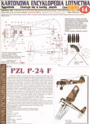 Polnisches Jagdflugzeug PZL P-24...
