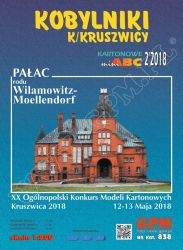 Palast Kobylniki/Kobelnik (gebaut 1900) der Familie Wilamowitz-Moellendorf 1:200