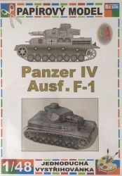 Panzer IV Ausf. F-1 graue Tarnbemalung 1:48 einfach