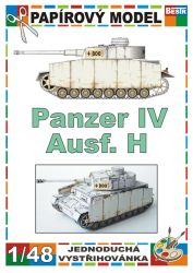 Panzer IV Ausf. H Wintertarnbemalung 1:48 einfach