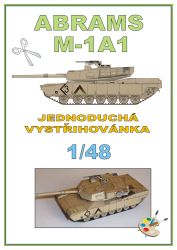 Panzer M1A1 ABRAMS der US-Armee ...