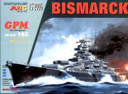 Panzerschiff Bismarck (1941) "gealtert" 1:200 übersetzt!