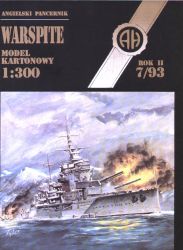 HMS Warspite

Maßstab 1:300
H...