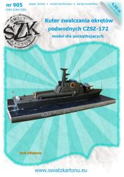 Polnisches U-Jagd-Boot Projekt 918M (NATO-Code: Pilica) CZSZ-172 ca. 1:120 einfach