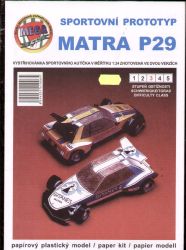 Prototyp-Sportwagen MATRA P29 1:24  einfach