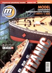 RMS TITANIC als einfaches Karton...