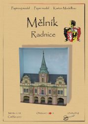 Rathaus aus Melnik in Böhmen von...