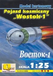 Raumfahrzeug Wostok-1 mit Service- und Besatzungsmodul 1:25
