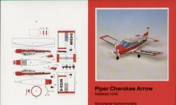 Reise- und Geschäftsflugzeug Piper PA-28 Cherokee Arrow 1:250 deutsche Anleitung