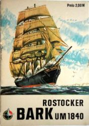 Rostocker Bark um 1840 -das Original: DDR-Verlag Kranich (1969) 1:200