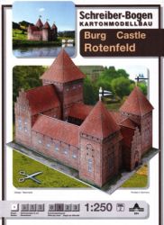 Schloss Rotenfeld als Kartonmode...