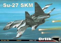 Sowjetischer Luftüberlegenheitsjäger Suchoi Su-27 Flanker der Exportversion Su-27SKM 1:33