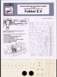 Spantensatz Fokker E.V 1:33 (Kar...