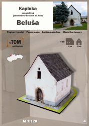 St.-Anna-Kapelle aus Beluša / Bellusch in Nordslowakei (13. Jh.) 1:120