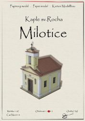 St. Roch-Friedhofskapelle Milotice/Milotitz (1841/51) 1:87
