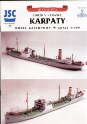 polnischer Tanker Karpaty (ex deutsche Adria, ex Ölschiff 4) 1:400
