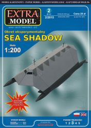 Tarnkappen-Versuchsschiff  der United States Navy Sea Shadow IX-529 1:200