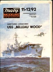 Träger USS Belleau Wood CVL-24 (nach August 1944) 1:300 ANGEBOT