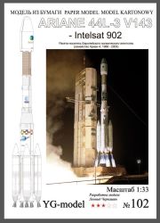 Trägerrakete Ariane 44L-3 V143 Intelsat 902 1:33 inkl. Spantensatz