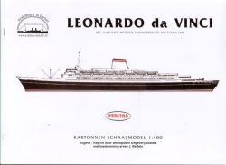 Transatlantikliner s.s Leonardo da Vinci (1960) 1:400 einfach