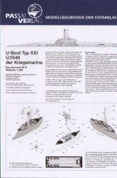 U-Boot Typ XXI U-2540 der Kriegs...