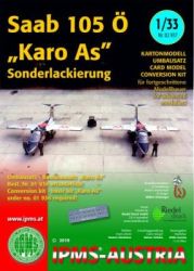Umbausatz Saab 105 Ö Karo As Special 1:33 (für IPMS Nr. 01 936)